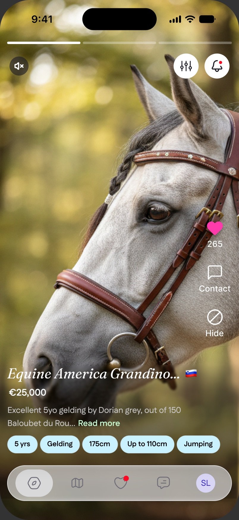 Astride app: Your feed